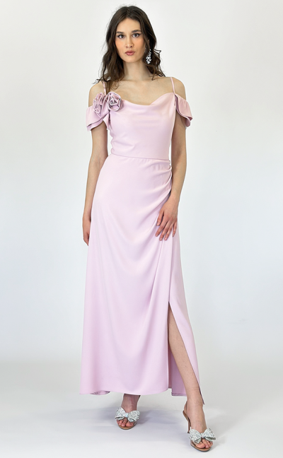 GAJA - Robe de Mariée Élégante - Rose Poudré, Framboise, Bleu