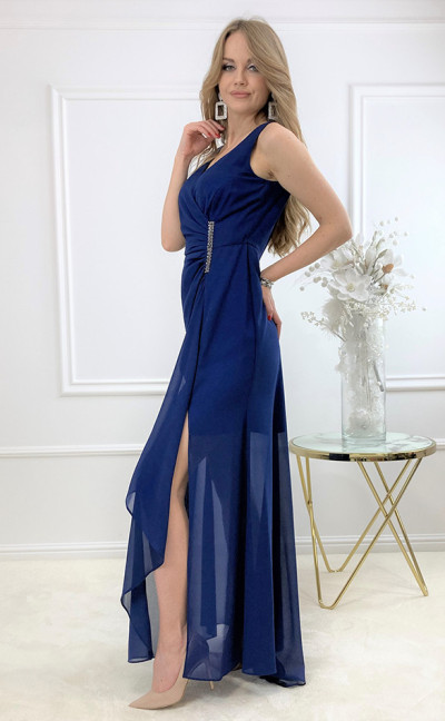 Elegancka sukienka wieczorowa Gracja - jasny róż