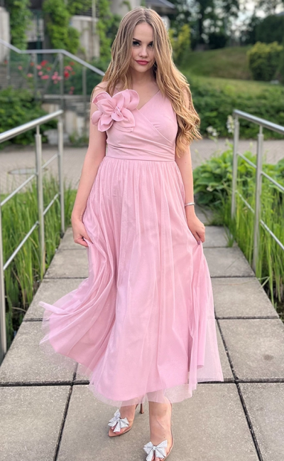 Sukienka na wesele Charlotte - rozkloszowana midi