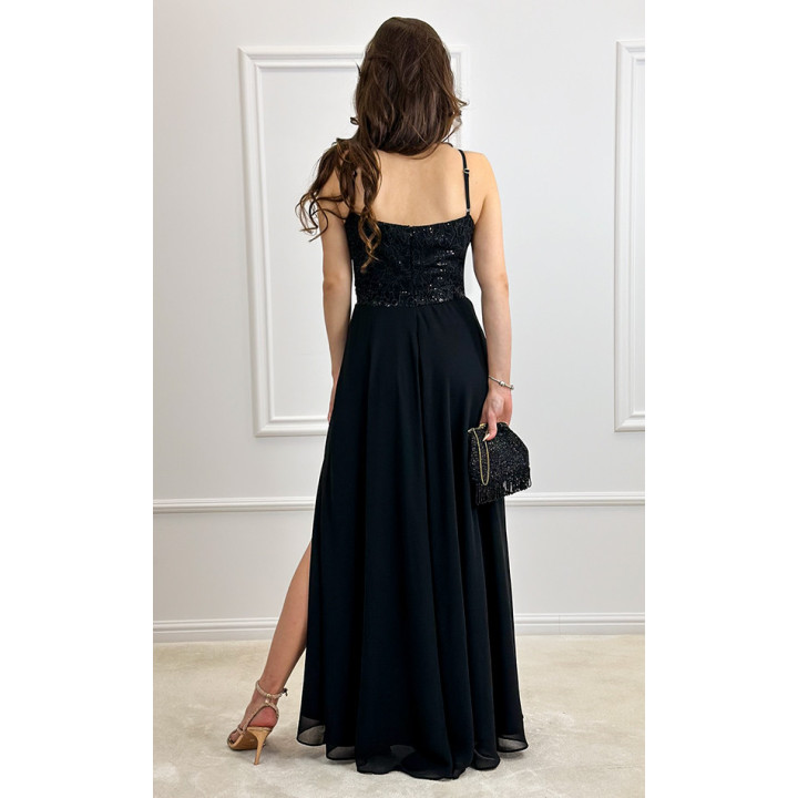 Komplet Amelia - top na ramiączkach i spódnica midi