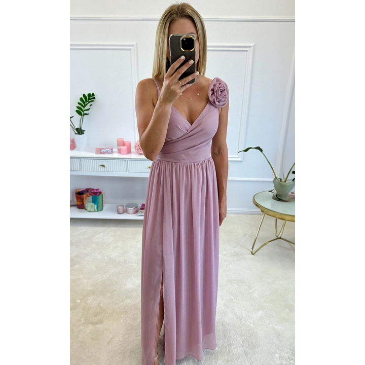 Robe maxi Alexandra en mousseline