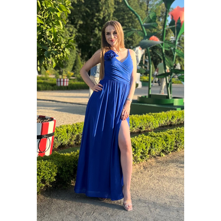 Alexandra Shimmering Chiffon Maxi Dress