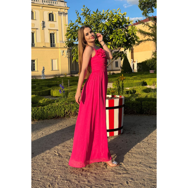 Robe maxi Alexandra en mousseline