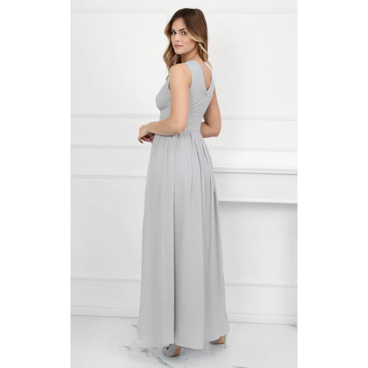 Robe Élégante Iwanka - Motif Floral Orchidée Rose