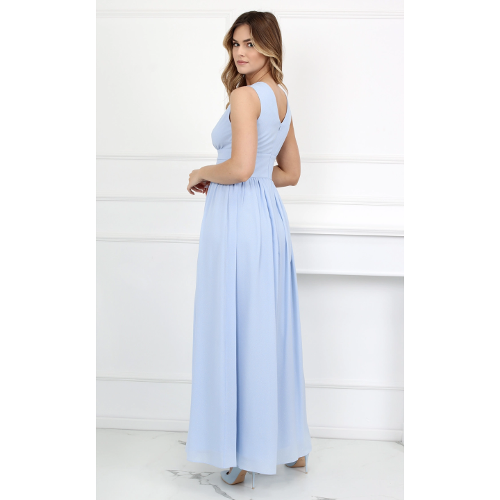 Robe Élégante Iwanka - Motif Floral Orchidée Rose