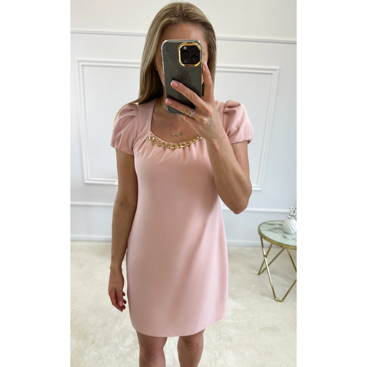 Kalina - Elegant Formal Dress - Powder Pink