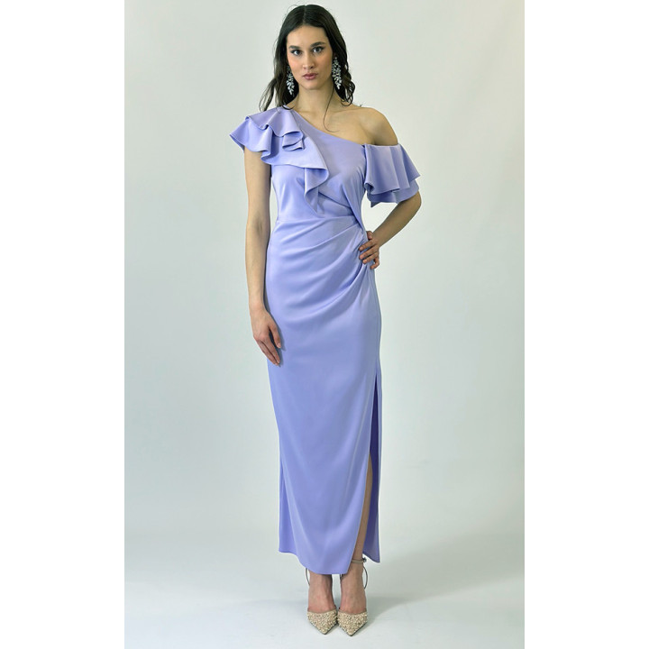 Sukienka Sofi - Asymetryczne falbany na wesele