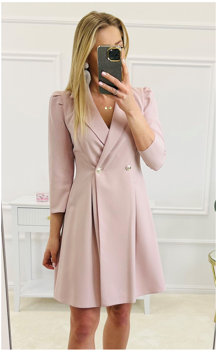 Anita Flared Blazer Dress - Elegant Cocktail Outfit | B&B Studio