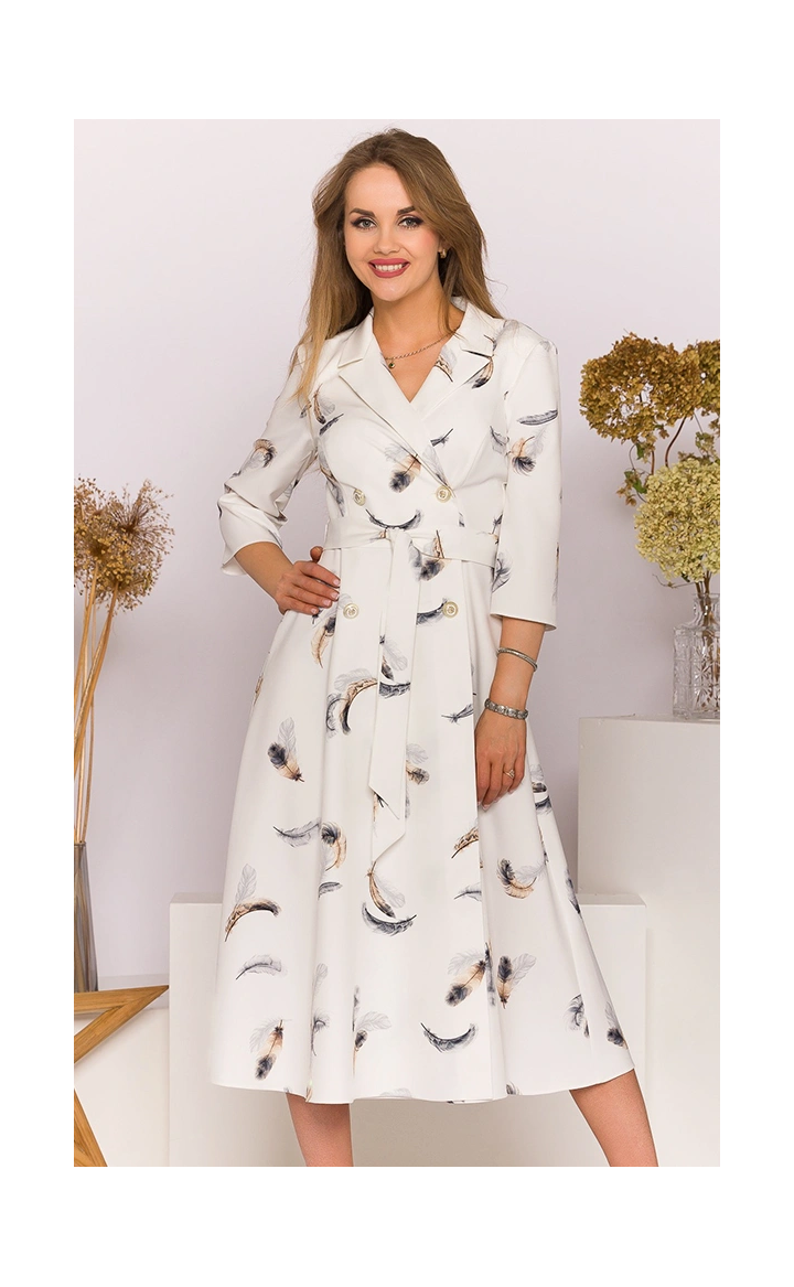 Matylda - Robe Blazer Élégante - Midi Verte