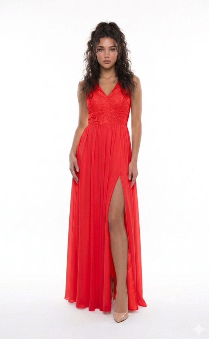 Elegancka sukienka maxi Ewa