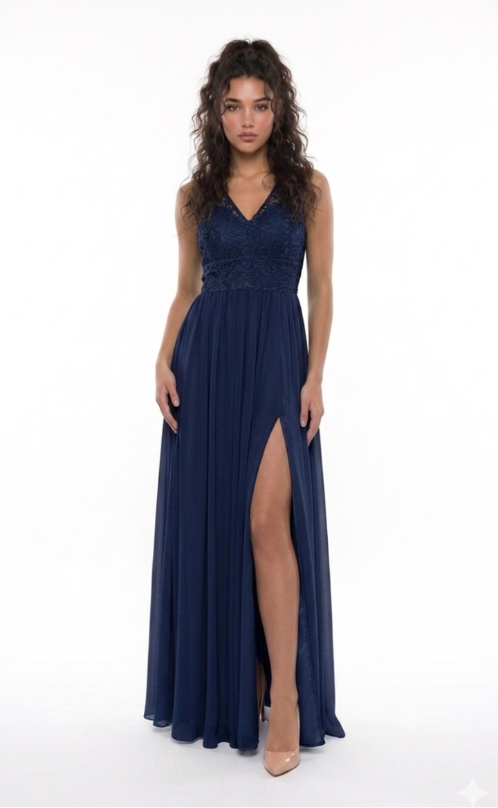 Elegancka sukienka maxi Ewa