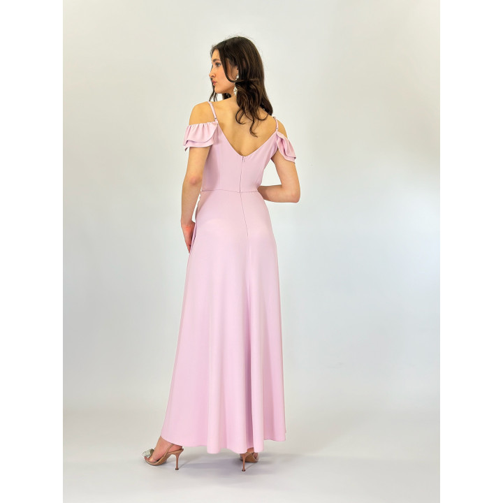 GAJA - Elegant Wedding Dress - Powder Pink, Raspberry, Blue