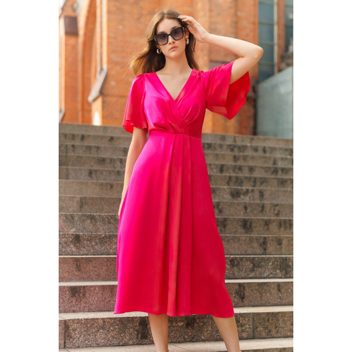 Robe Angie - Évasée Midi pour Mariages