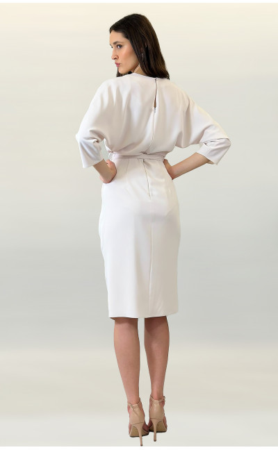 Daria - sukienka maxi boho, koronka, bufiaste rękawy