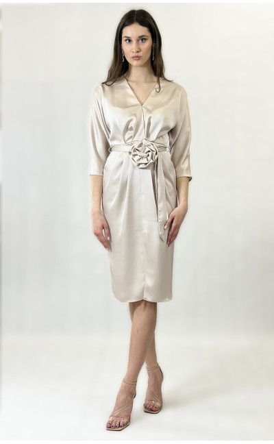 Daria - sukienka maxi boho, koronka, bufiaste rękawy