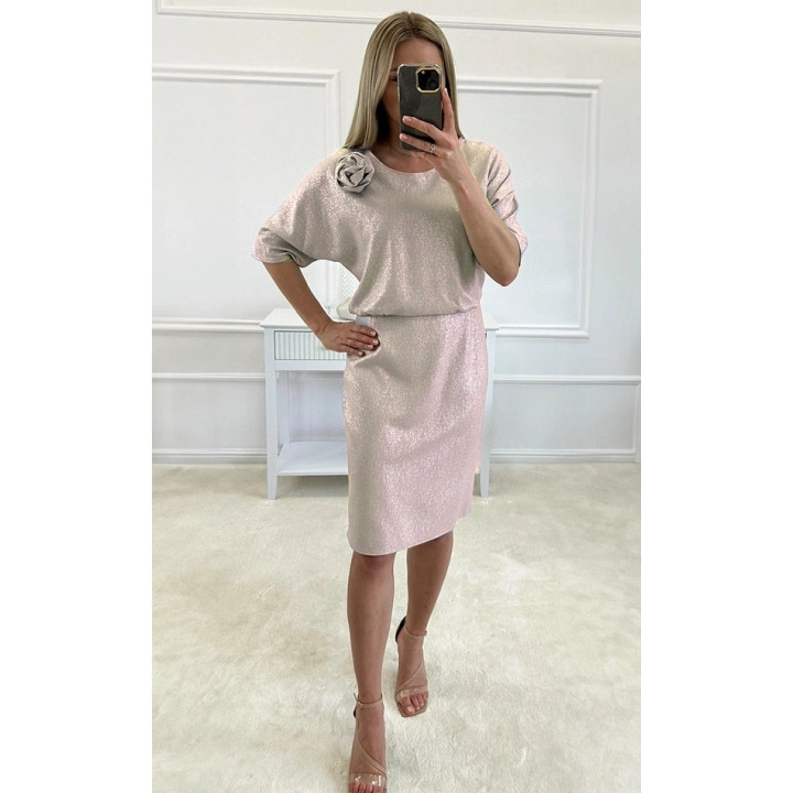 Robe de soirée Bogusia style kimono - Or