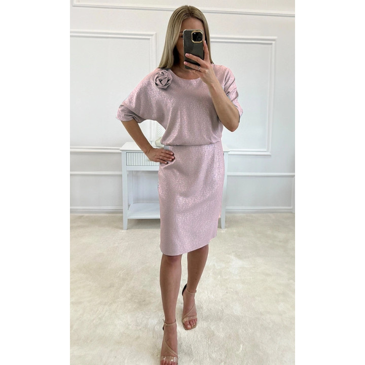 Robe de soirée Bogusia style kimono - Or