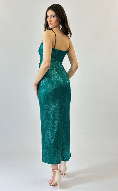 Rozi - Elegant Evening Dress - Black Glow